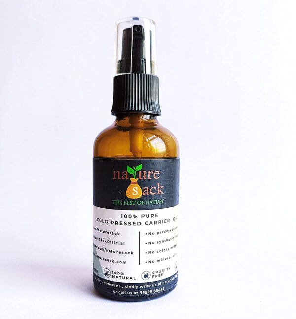 NatureSack-The Best Of Nature Sea Buckthorn Oil . Cold-pressed. Unrefined. Organic. 100% Pure. Non-comedogenic. Helps Acne. Natural Moisturizer. For Hair, Skin, Stretch Marks.